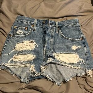 Levi high rise 501 shorts